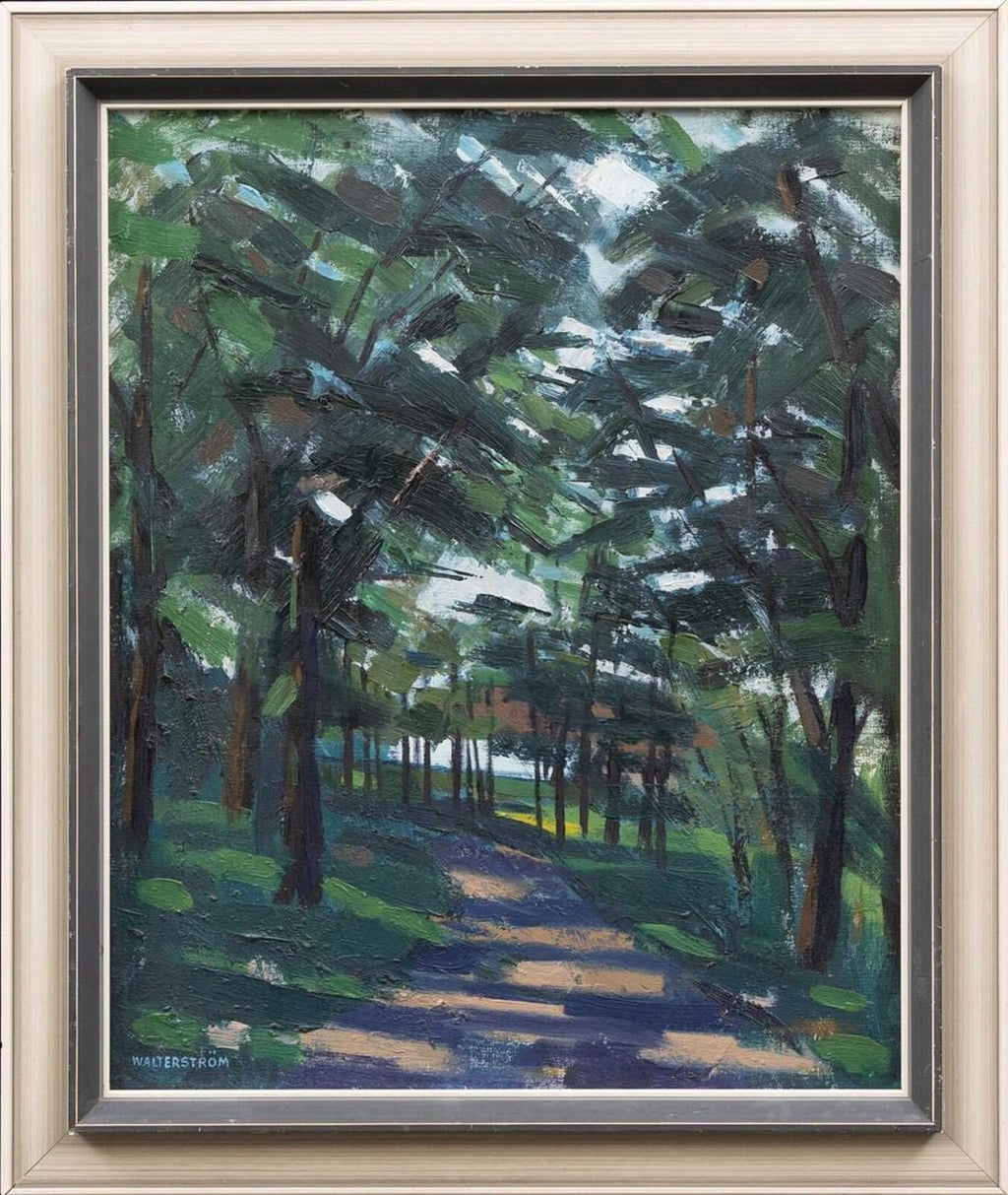 Forest Road III By Ingvar Walterström (1920–1988)