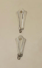 Pair Of Mid Century Swedish Pewter Sconces