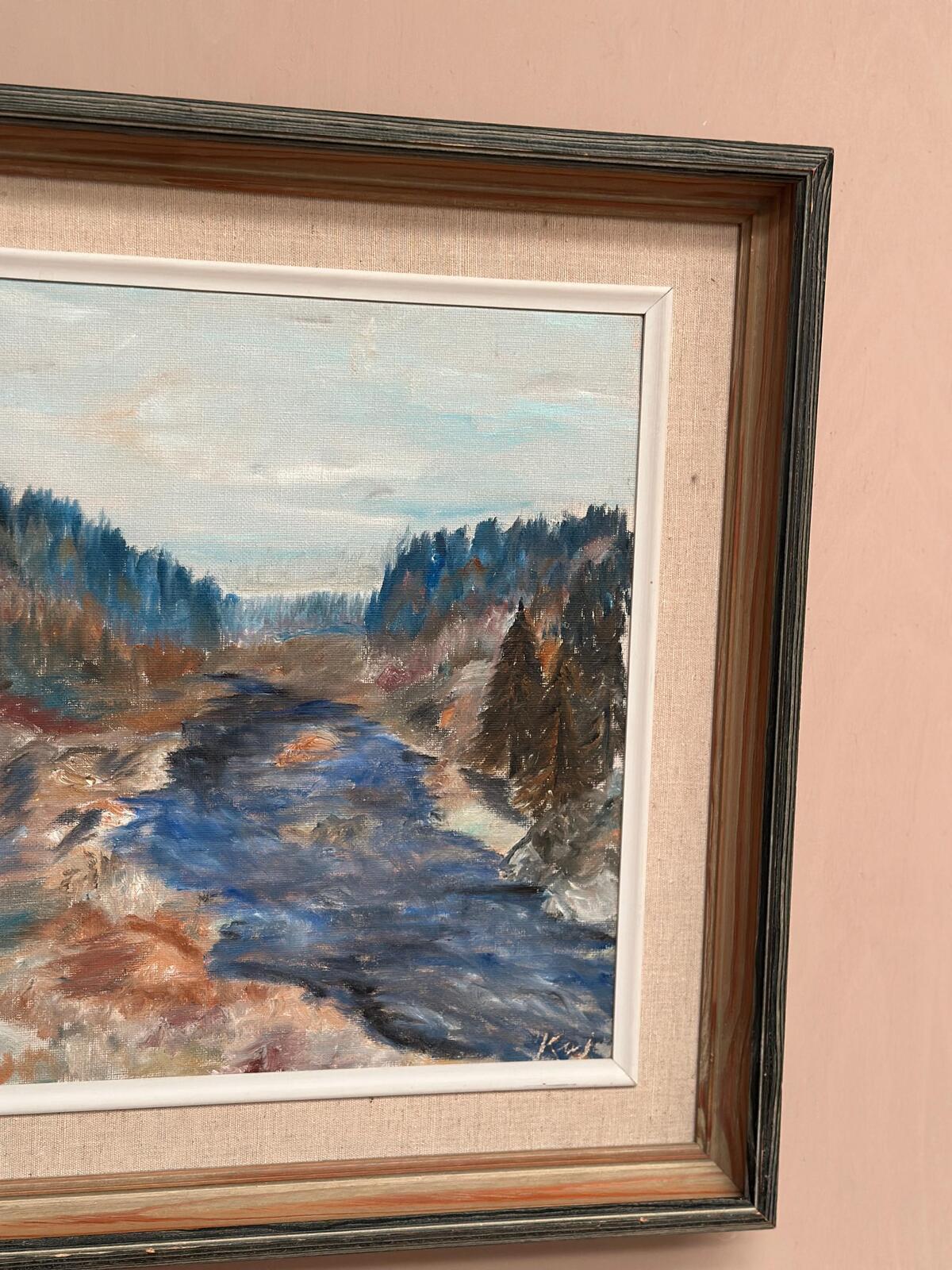 “Landscape with River and Forest” by Kaj