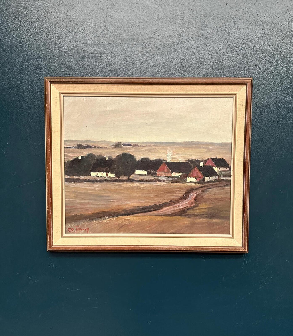 “Landscape with Farms” by B. Jernberg