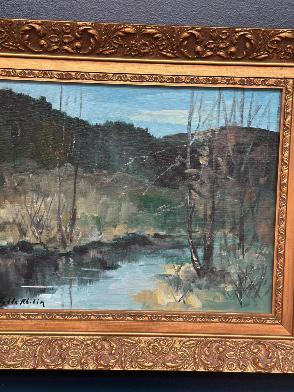 “Höstlandskap från Småland” by Tedde Rhodin