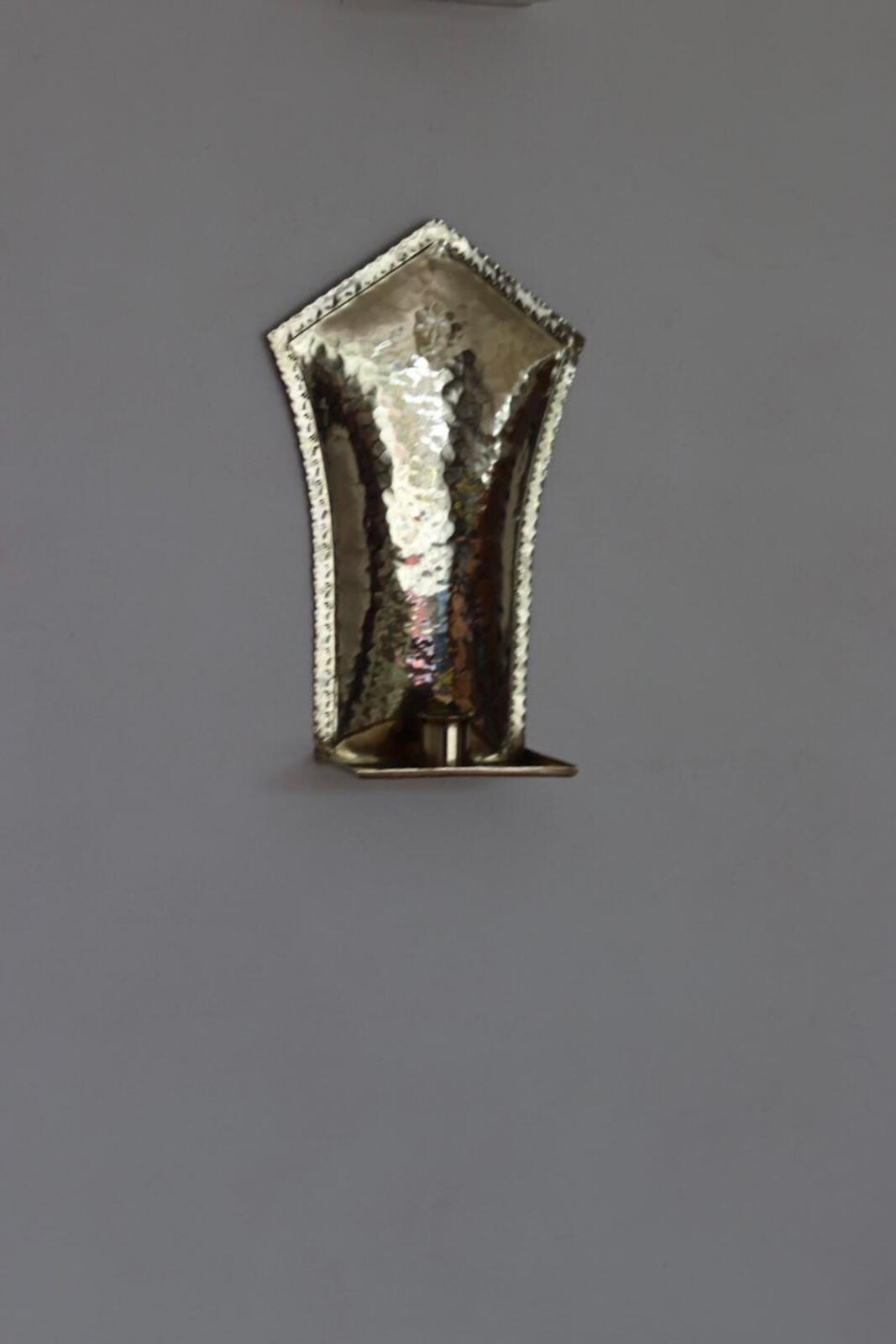 Pair Of Mid Century Swedish Brass Sconces