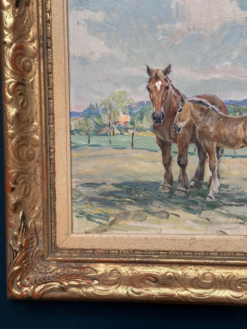 “Horses in a Pasture” by Einar Söderlund