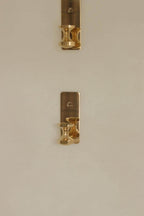 Pair Of Swedish Brass Sconces By GUSUM 1991