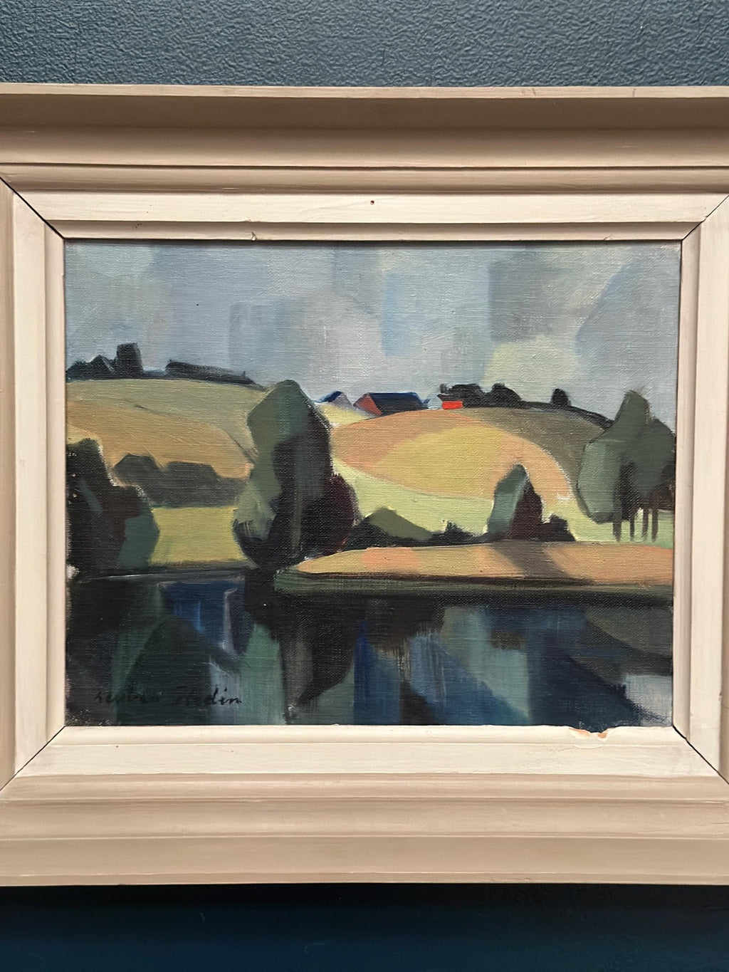 “Landscape with Huts” by Ruben Hedin