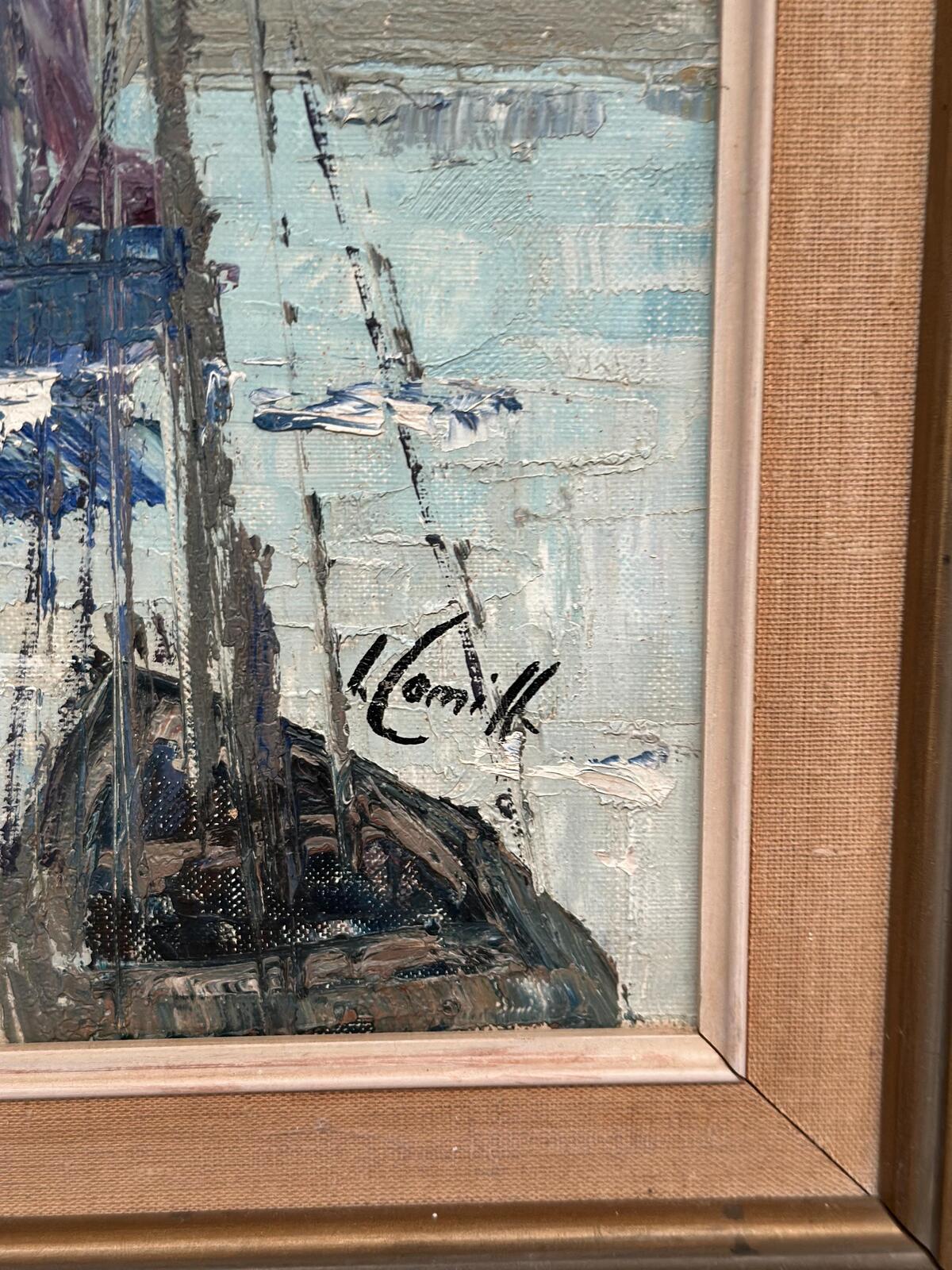 “Boats in Harbour” by Inge Camill