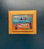 “Coastal Landscape with Fishermen and Boats” by Eric With