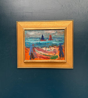 “Coastal Landscape with Fishermen and Boats” by Eric With
