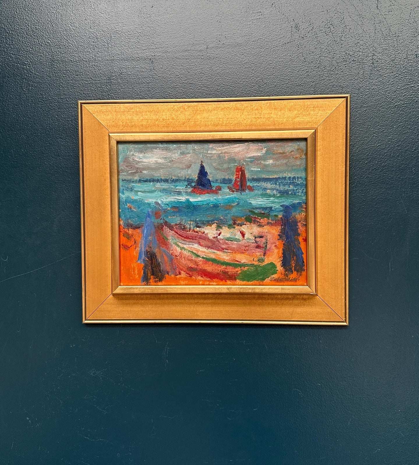 “Coastal Landscape with Fishermen and Boats” by Eric With