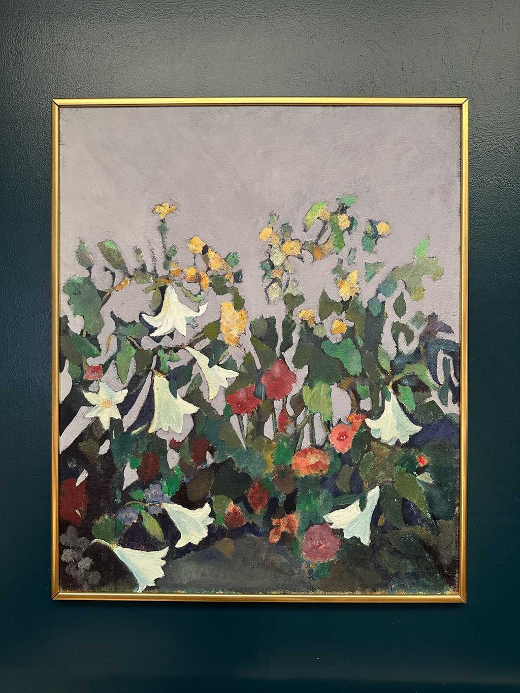 “Still Life (Flower Motif)” by L.S.