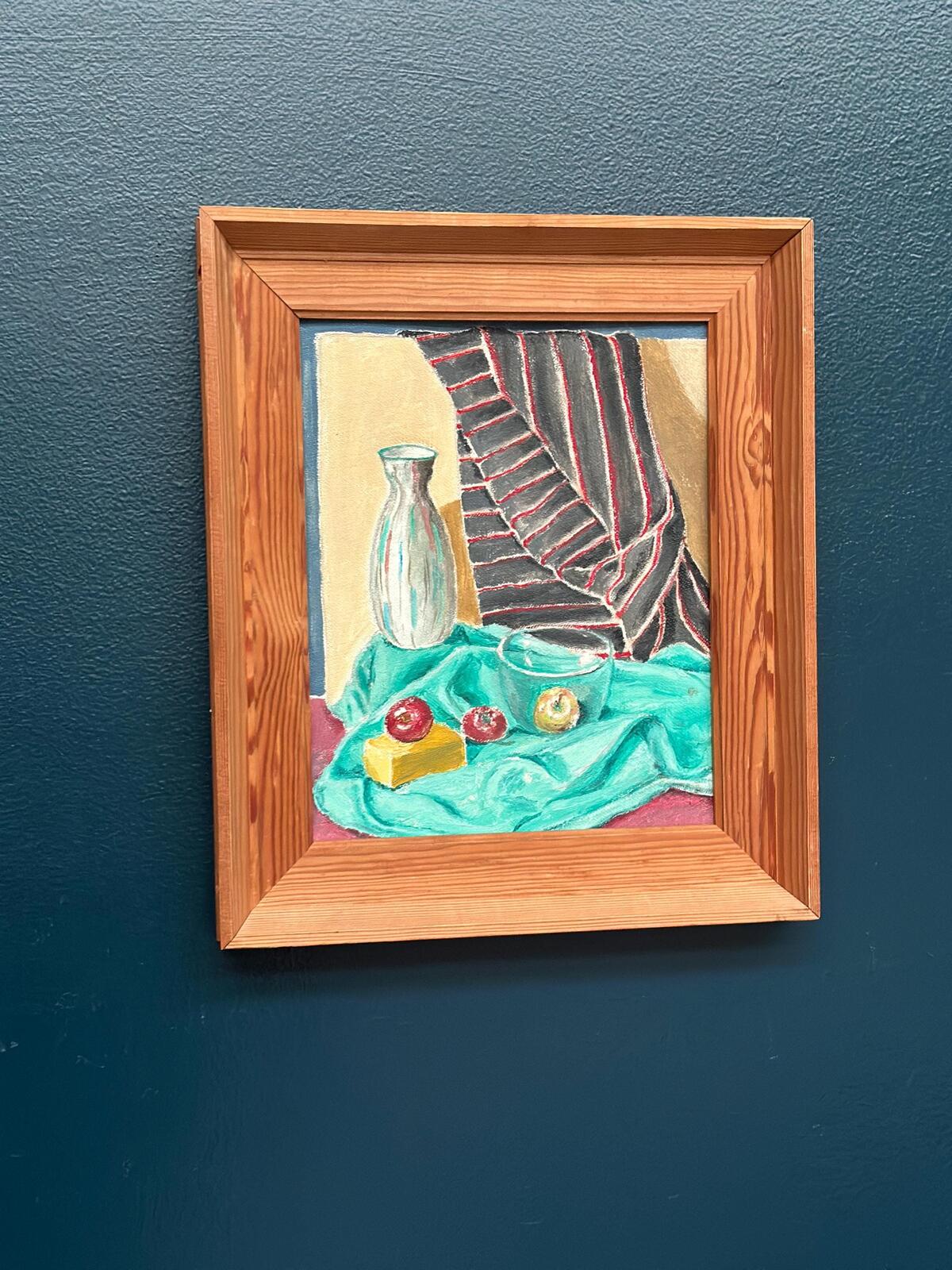 “Still Life with Fruits and Vase” by Sune Lindahl