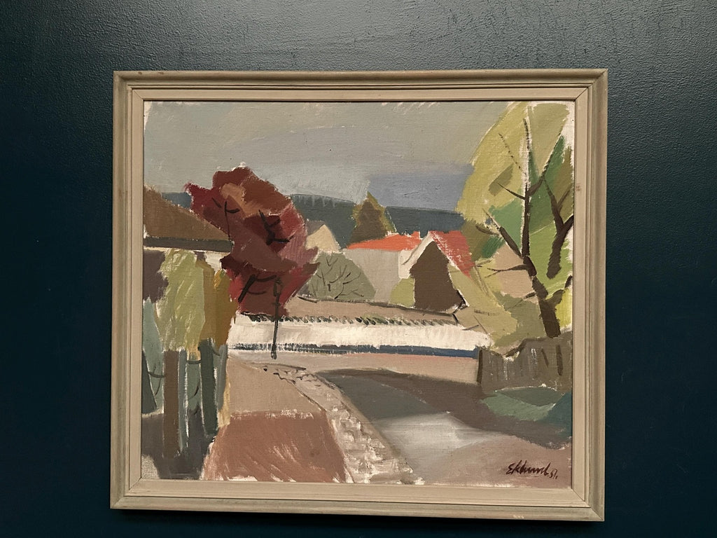 “Landscape” by Bengt Eklund (1916–1989)