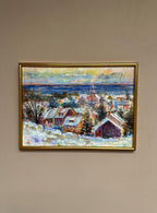 “Snow‑Covered Coastline” by Alex Hansen