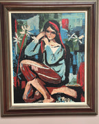 “Portrait of a Young Lady” by M. Costa