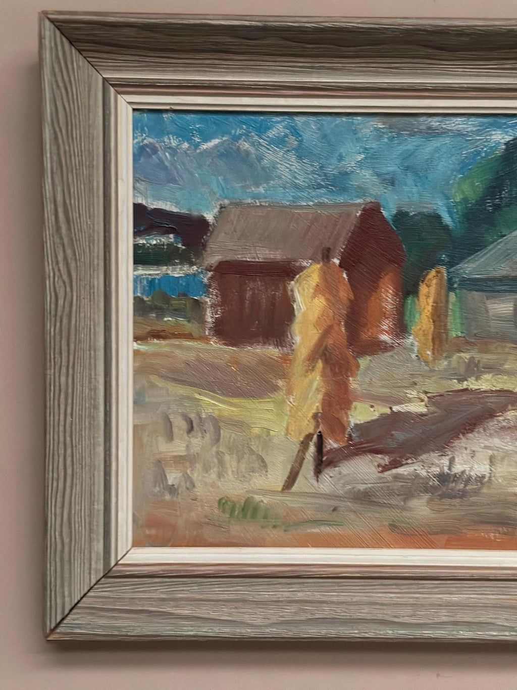 Landscape with Barns