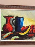 “Still Life with Fruits and Vase” by Rollo