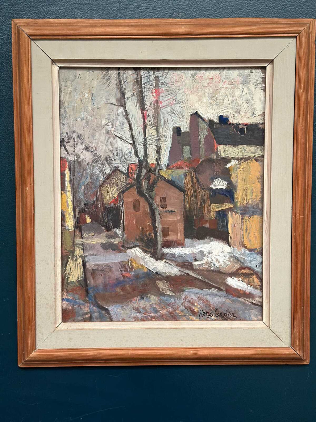 “Cityscape with Snow” by Henry Larsson