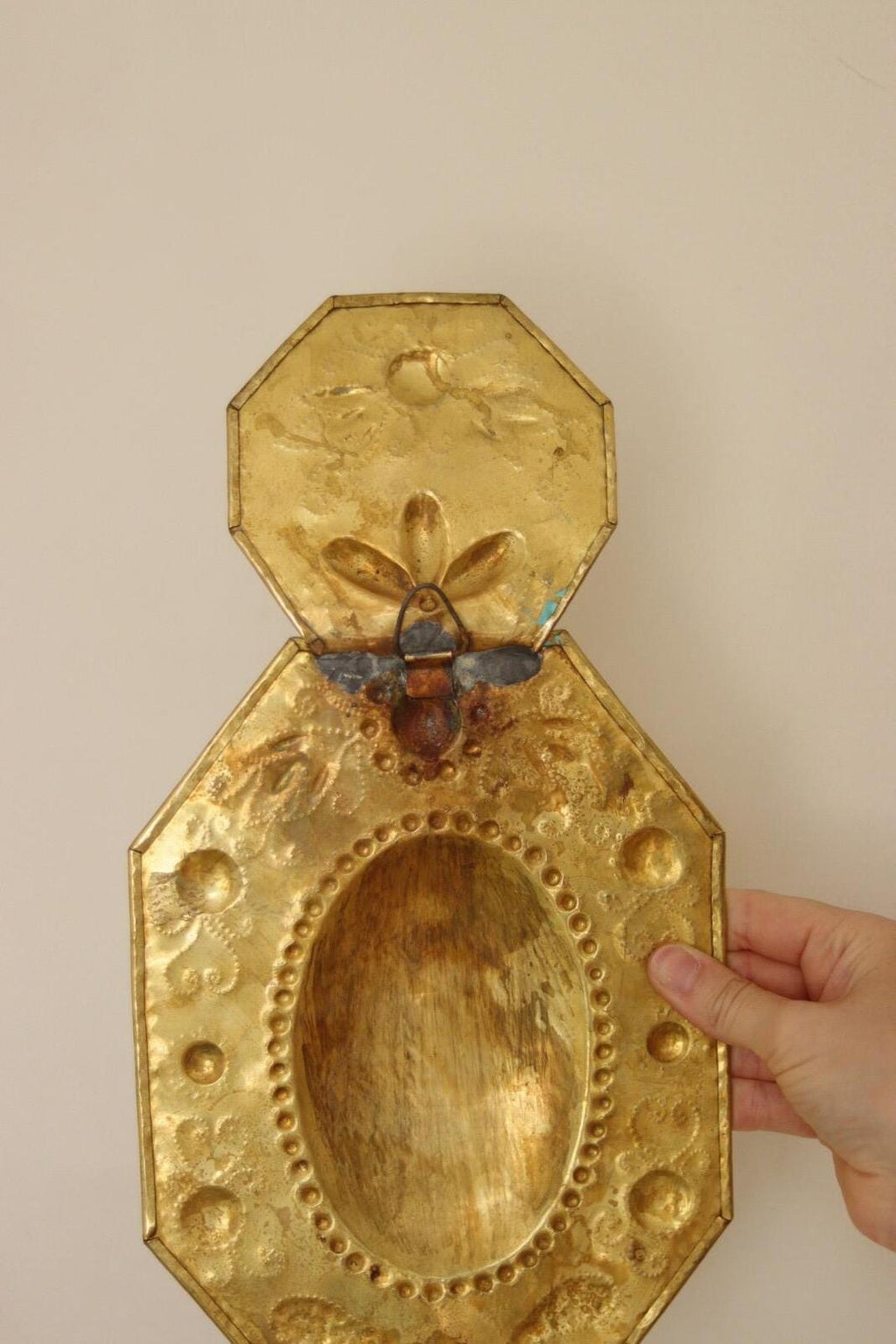 Pair Of Baroque-style Swedish Brass Sconces