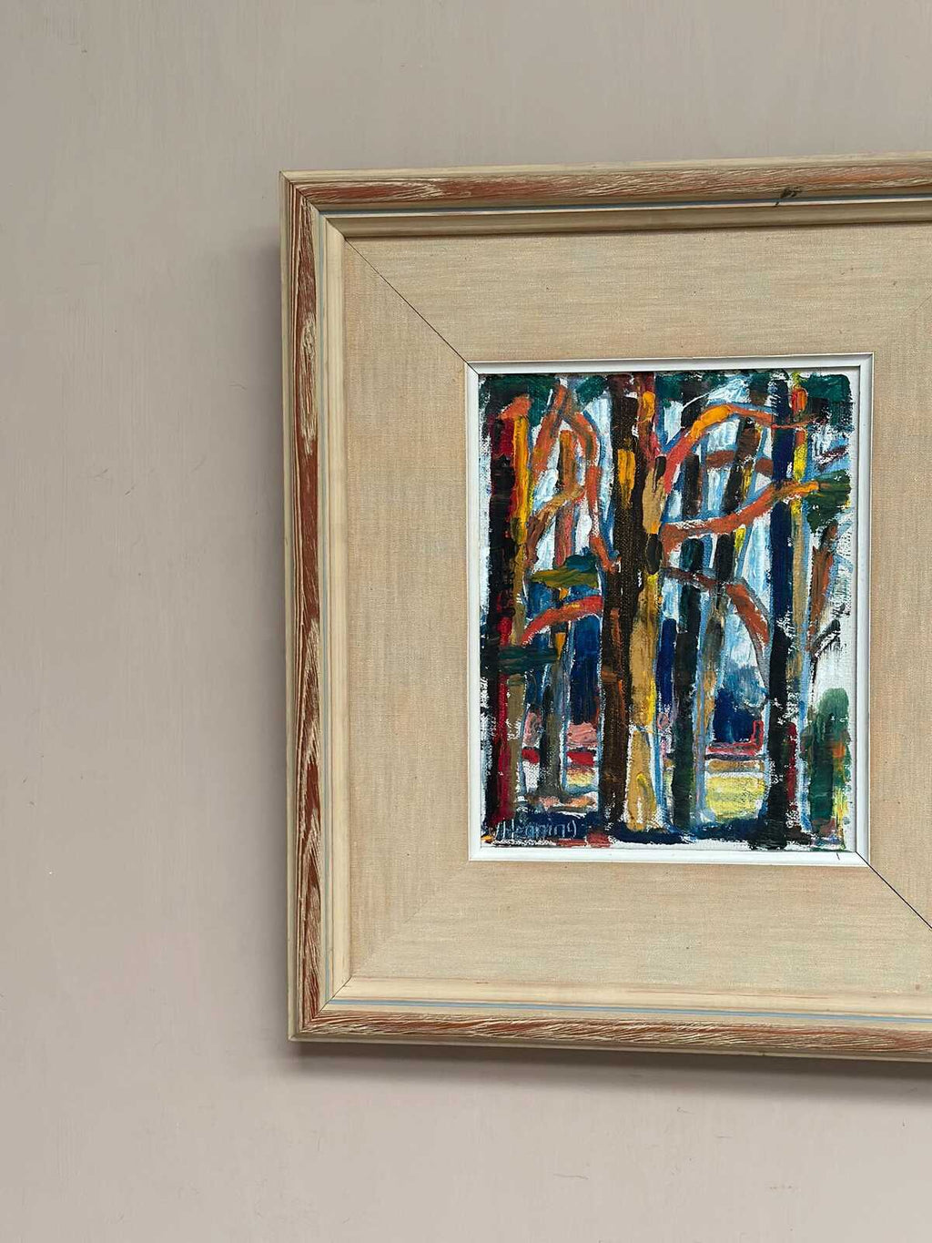 "Tree Trunks" by Wilhelm Henning