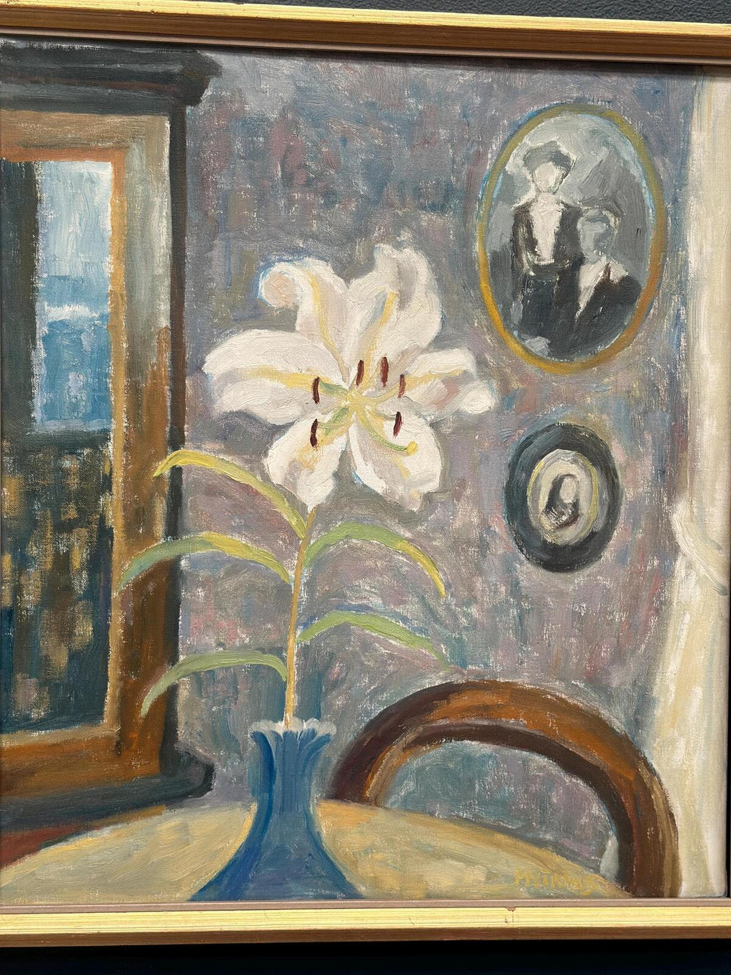 “The White Lily” by M. Niklas (May Nicklasson)