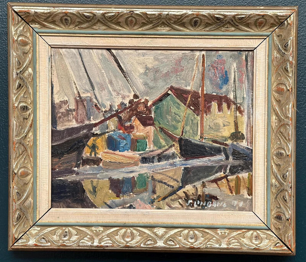 “Harbour Scene” by Sten Lindahl