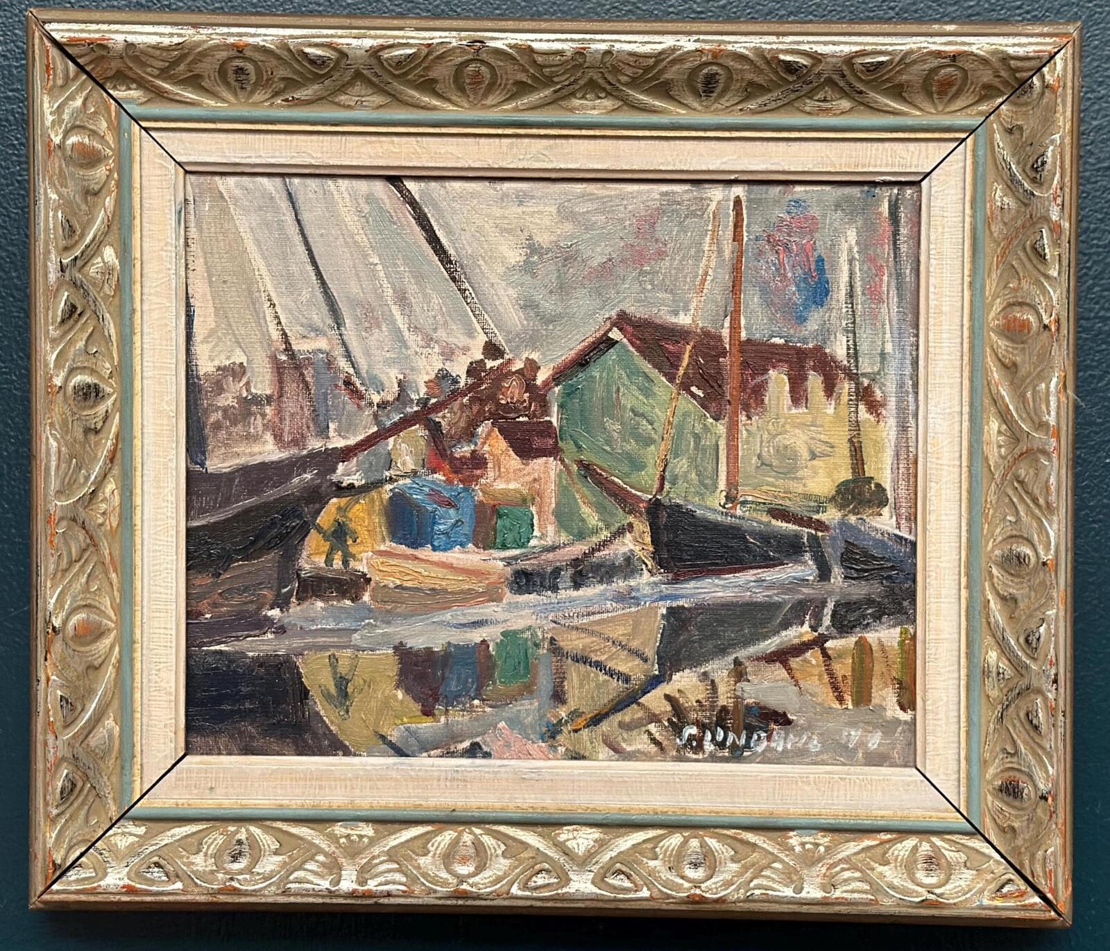 “Harbour Scene” by Sten Lindahl