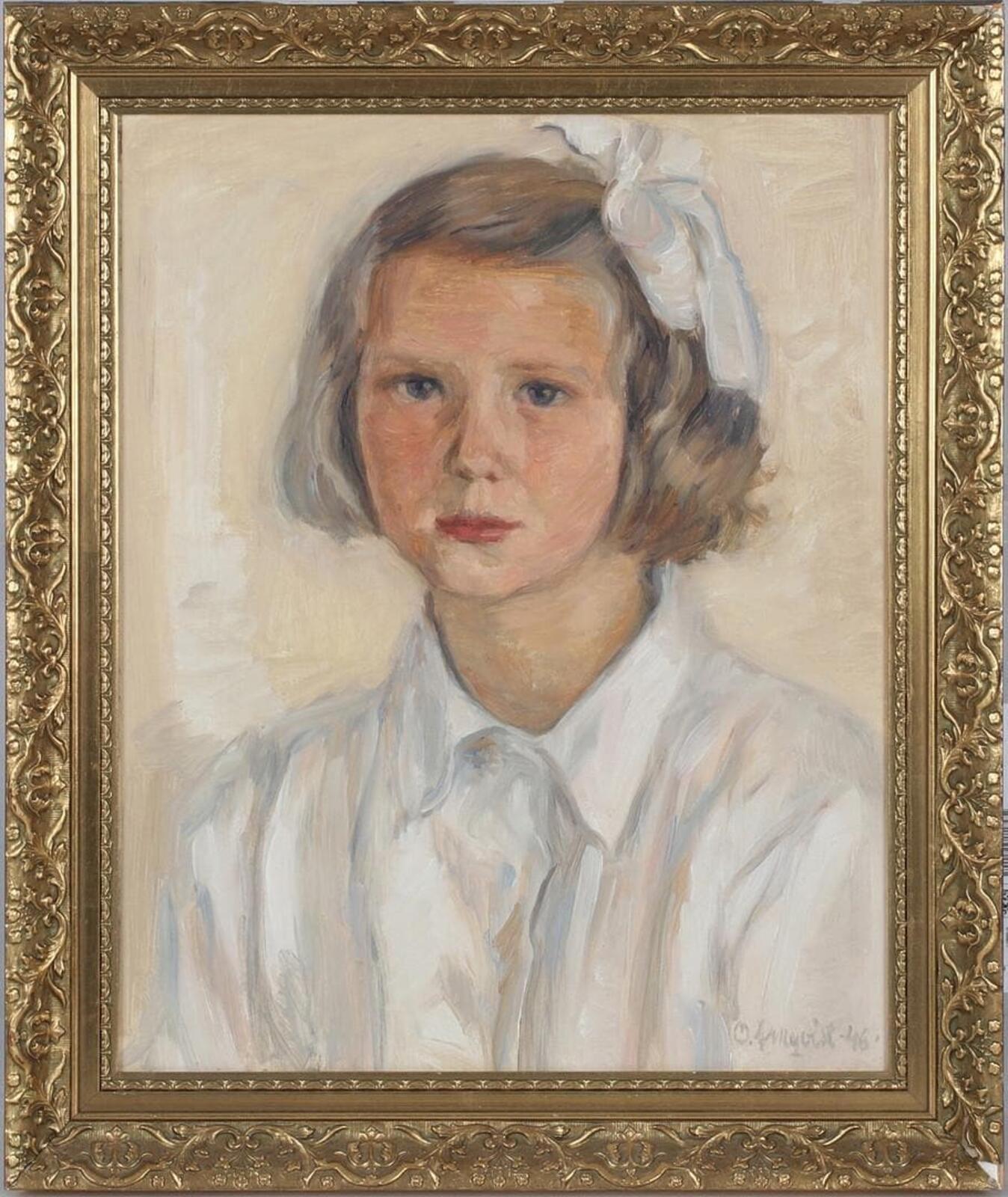 “Portrait of a Girl” by P. O. Linquist