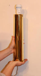 1980's Large Brass Table Lamp by IKEA