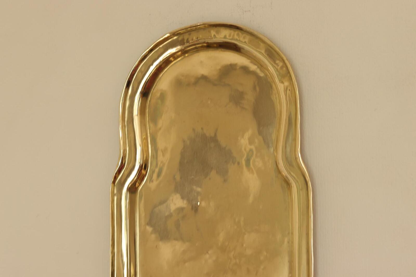 Pair Of Mid Century Swedish Brass Sconces