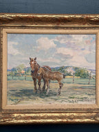 “Horses in a Pasture” by Einar Söderlund