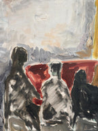 “Figure Composition” by Max Bilde (1919–2011)