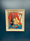 “Still Life with Guitar and Wine Bottle”