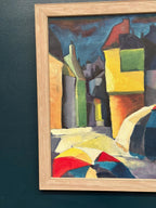 “Cityscape with House Facades” by Ebbe Höglund