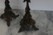 Pair of Swedish Brass Candleholders