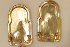 Pair Of Mid Century Swedish Brass Sconces