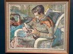 “Man Reading Book” by Rune Person