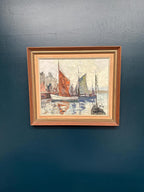 “Boats in Harbour” by Inge Camill