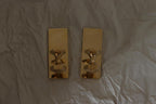 Pair Of Swedish Brass Sconces By GUSUM 1991