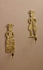 Pair of Mid-Century Brass Danish Sconces