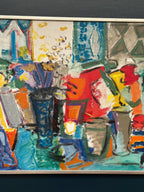 “Still Life with Flowers” by Eric With (1916–2000)