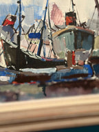 “Marine Scene” attributed to Gösta Stawåsen