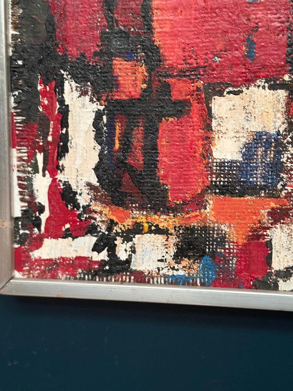 “Cityscape in Red” by Holger Oijens (1907–2004)