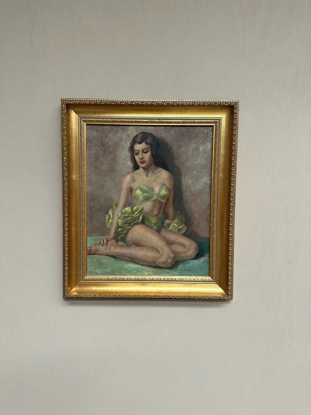 “Seated Woman” by Sigrid Wahlström de Rougemont