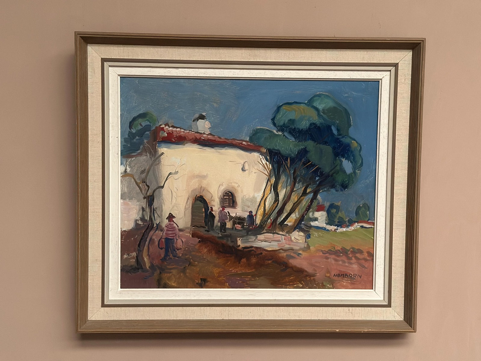 “Mediterranean Scene” by Axel Hamborn