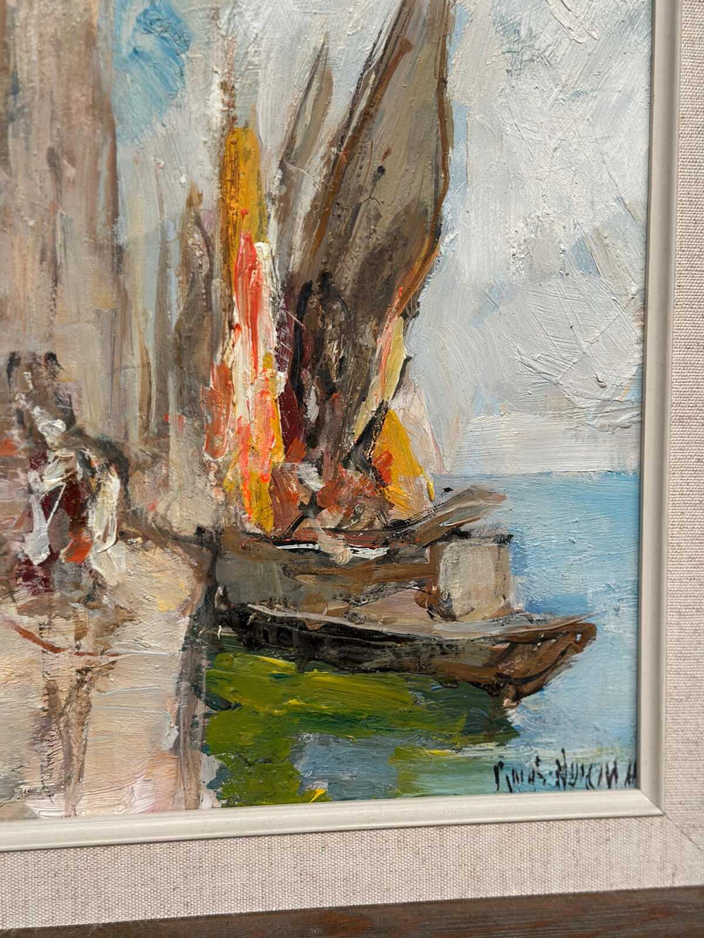 “Harbour Motif” by Knut Norman (1896–1977)