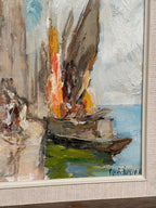 “Harbour Motif” by Knut Norman (1896–1977)