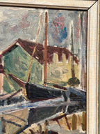 “Harbour Scene” by Sten Lindahl