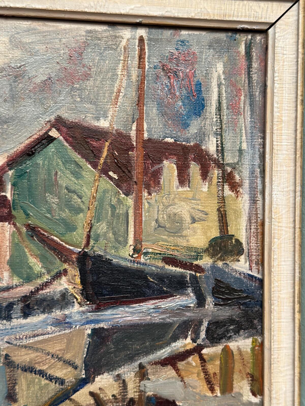 “Harbour Scene” by Sten Lindahl