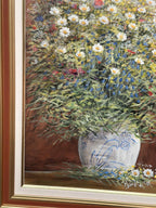 “Summer Flowers in a Pot” by Jan Rhodin (1938–2022)