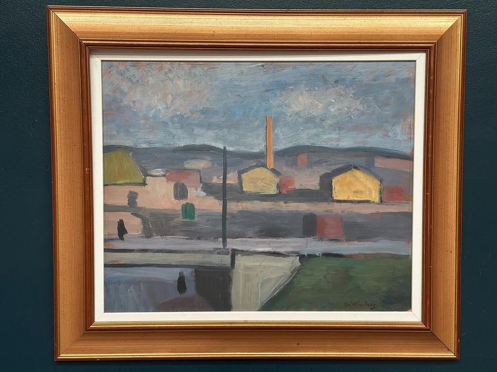 “Buildings and Chimney” by Åke Winnberg